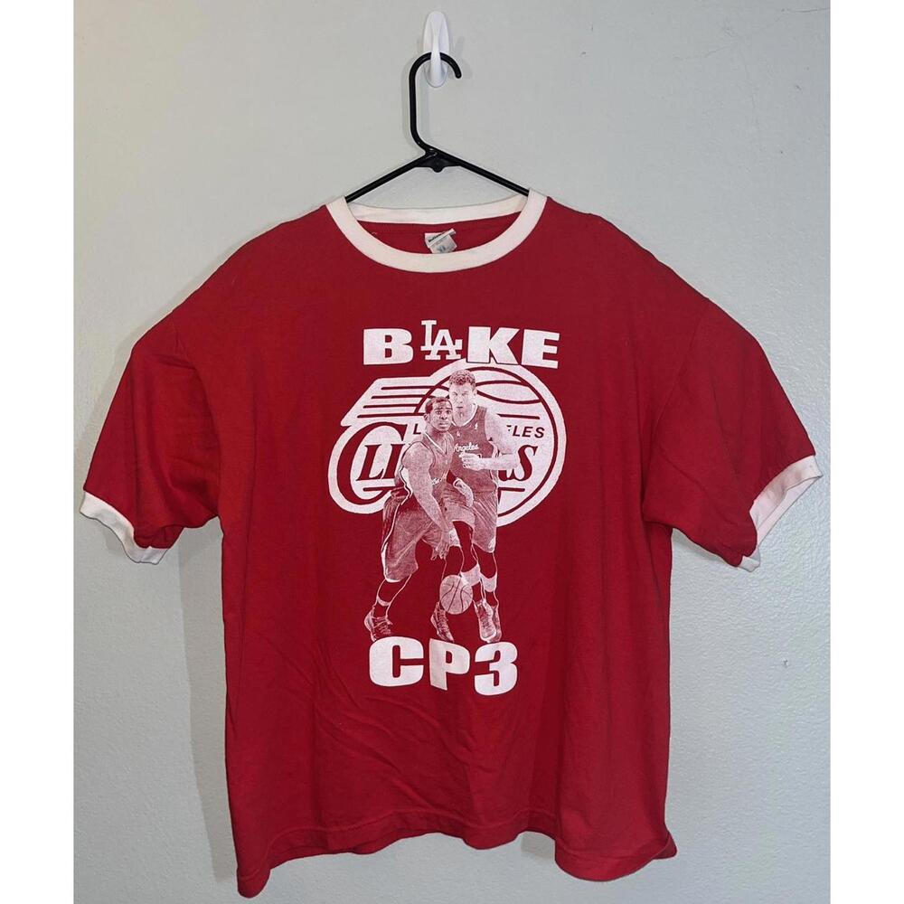 Vintage Rare LA Clippers CP3 Blake Tee Shirt Adult XL Retro Made in USA 🇺🇸